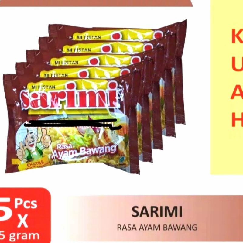 

Sarimi ayam bawang paket isi 5 bksSarimi ayam bawang paket isi 5 bks