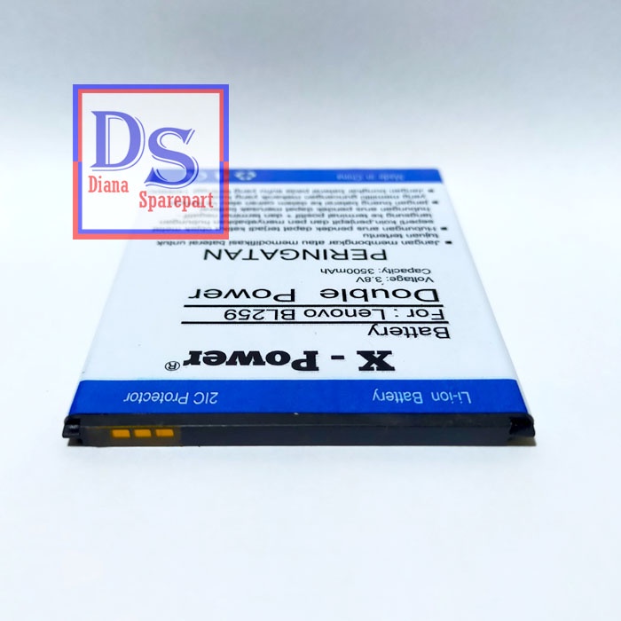 Baterai Lenovo K5 Plus A6020 A6020A46 BL259 Batu Battery Batre Double