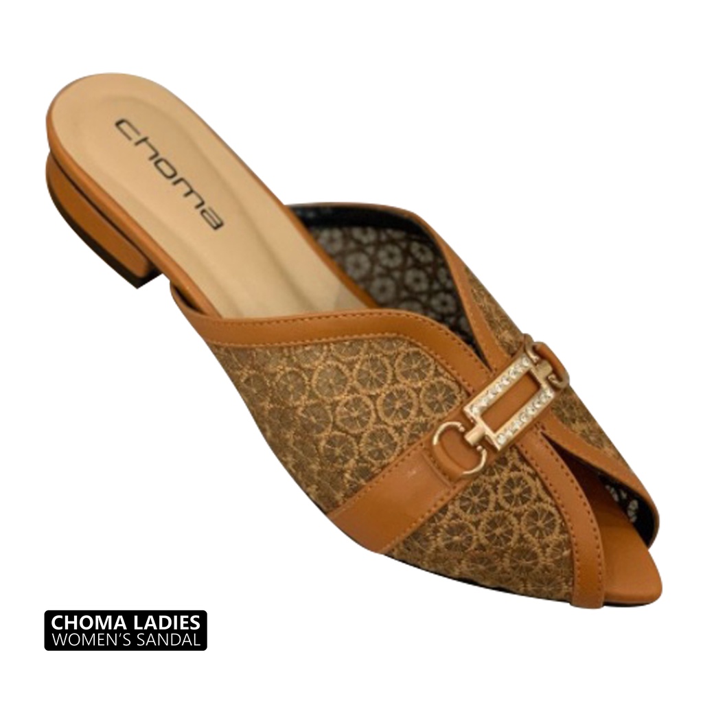 choma Amanda sandal flat|sandal wanita