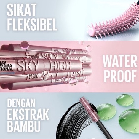 ⭐️ Beauty Expert ⭐️Maybelline Sky High Waterproof Mascara - Maskara Makeup