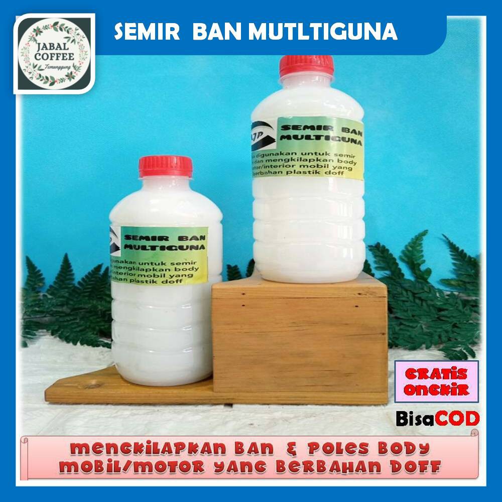 Mjp Semir Ban Multiguna / Pengkilap Body Interior Mobil Dan Motor 550 ml / Semir Ban Mobil J34