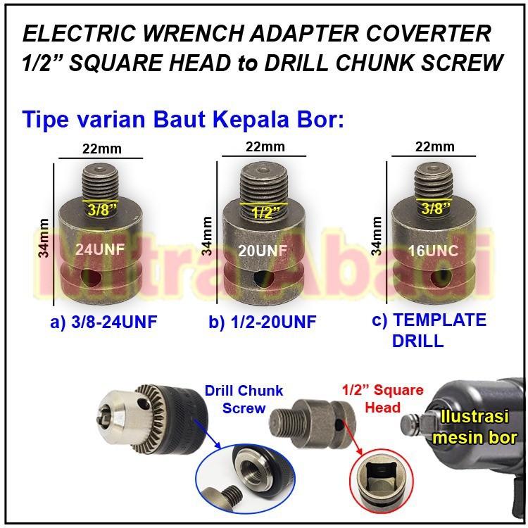 Arbors Wrench Adapter Drive Adapter Steel Ball 3Colors Hex Dril 1/4" 3/8" 1/2" Wrenches Hand Tools