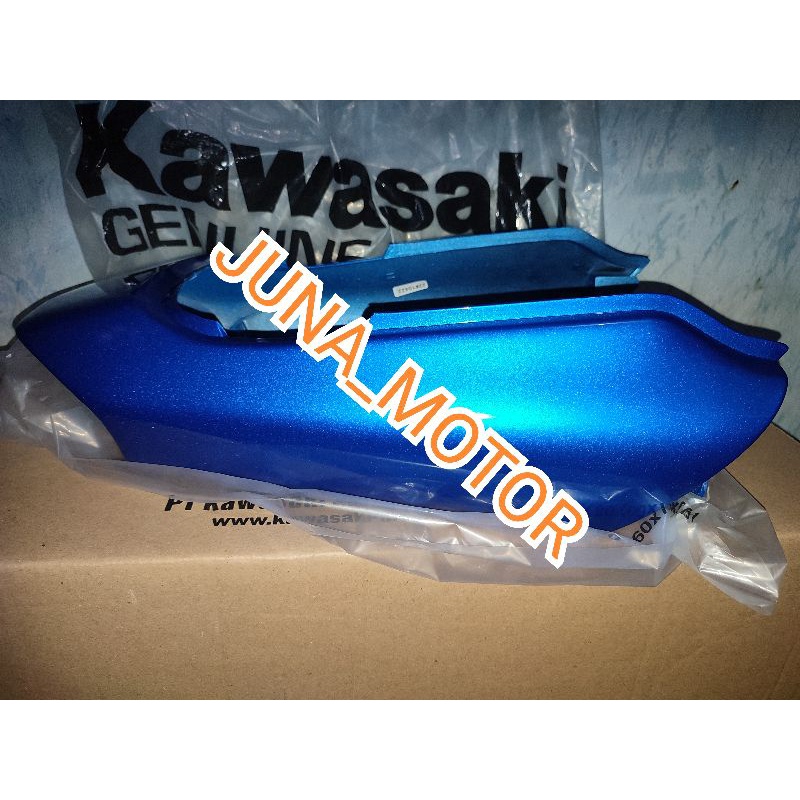 Cover body belakang ninja r ss biru original