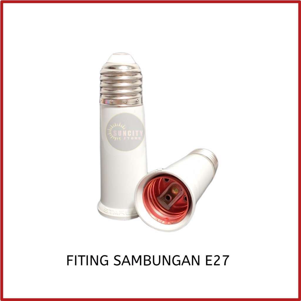 Starlux Sambungan Fiting Lampu / Fiting Sambungan Downlight