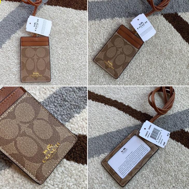 

rdsn430 card holder / Coach F65573 original/ Kartu kerja /tag / lanyard/ name tag holder/ID Card holder Stock Limit