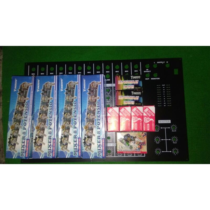 Panel Mixer 12 Ch dan Kit Lengkap