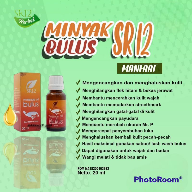 SR12 MASSAGE OIL BULUS HERBAL SKINCARE,PAYUDARA KENCANG,PEMBESAR MR.P,MENGECILKAN PORI,EKSIM,GATAL,B