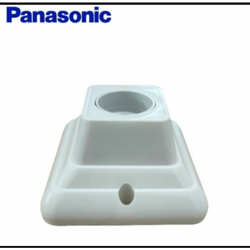 Panasonic Fiting plavon ECERAN plafon tempel e27 NLP 52202. Fitting Kotak