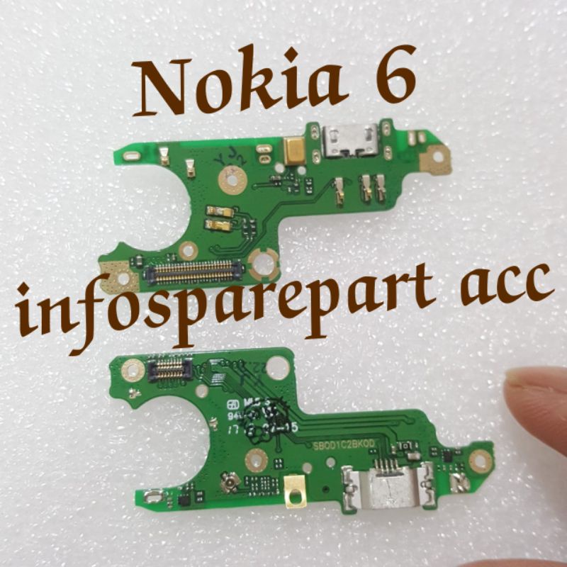 Pcb connector charger nokia 6 TA1000