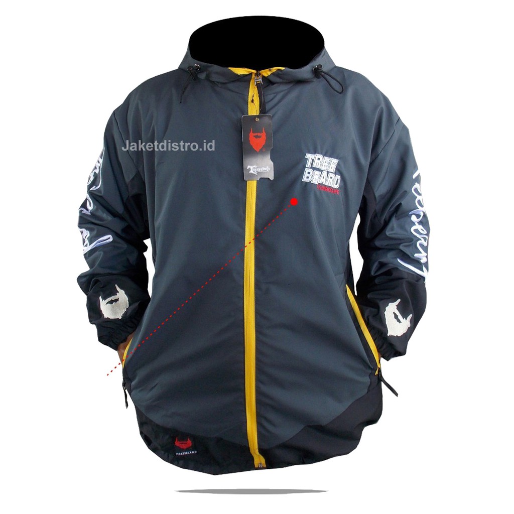 JAKET PARASUT PRIA / JAKET MOTOR /JAKET HOODIE OUTDOR PRIA WATERPROOF ANTI AIR CLIMBSCAPE TREEBEARD