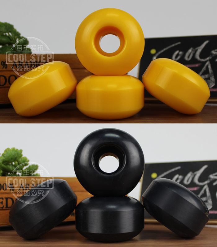 52*32mm 99A Roda skateboard Roda Empat Roda skateboard Roda PU Roda Jalan Jalan Menyikat double rocker action wheel