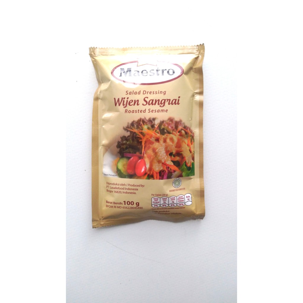 

Maestro Wijen Sangrai 100 gr