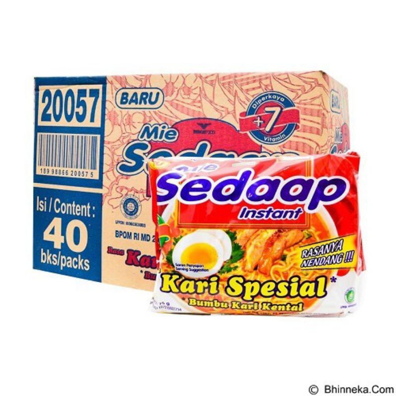 

Mie sedap kari spesial