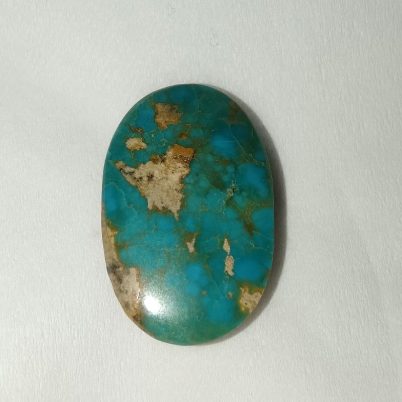 natural batu pirus Persia biru tosca