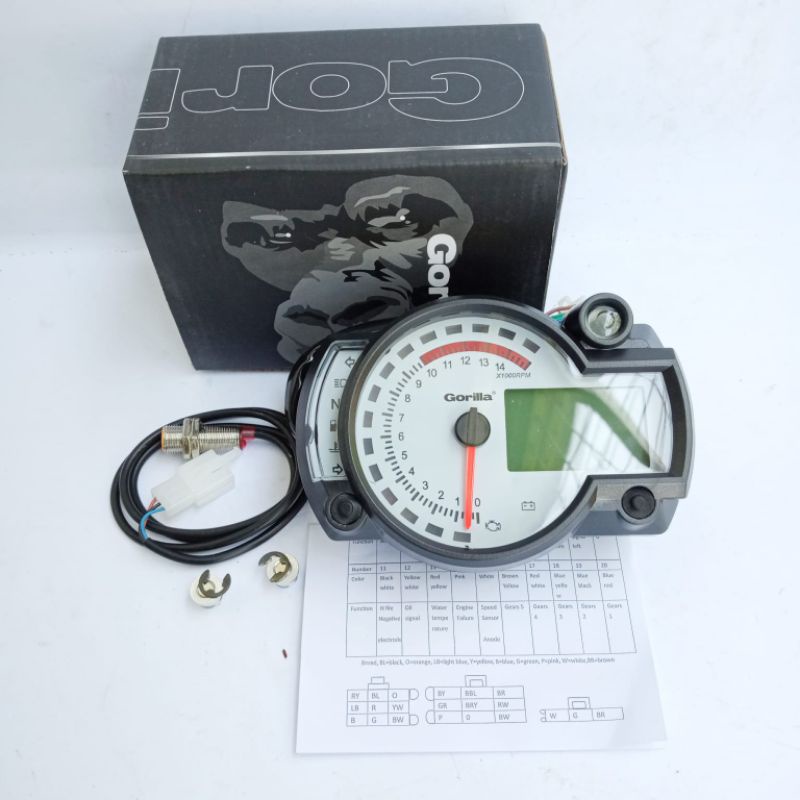 Speedometer spido koso rx2n putih / spido koso rx2 Layar Putih