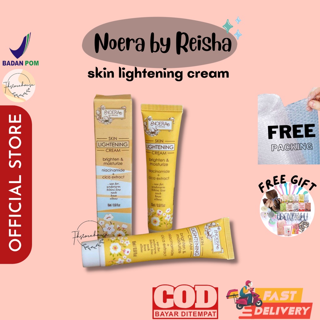 [BUY 1 GET 1 GIFT] READY Noera Skin Lightening Cream - Armpit Pemutih Ketiak Penghilang Bekas Luka