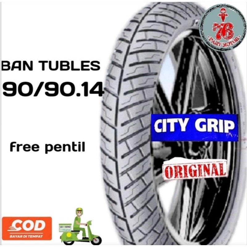 BAN TUBLES MICHELIN CITY GRIP 90/90.14 FREE PENTIL