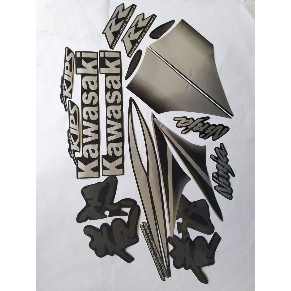 striping kawasaki ninja rr 2010 hitam