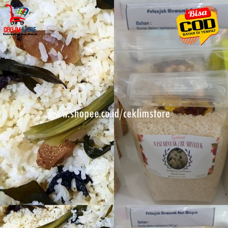 

Paket Bumbu Nasi Minyak + Beras 750 Gr | Bu Minyeuk Khas Aceh