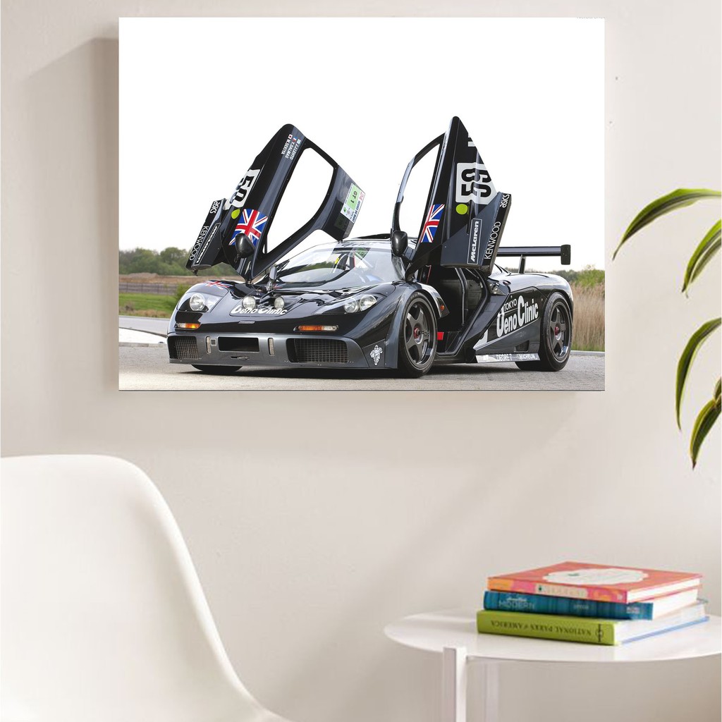 "McLaren F1 GTR 1995" Poster Kayu (30x22)