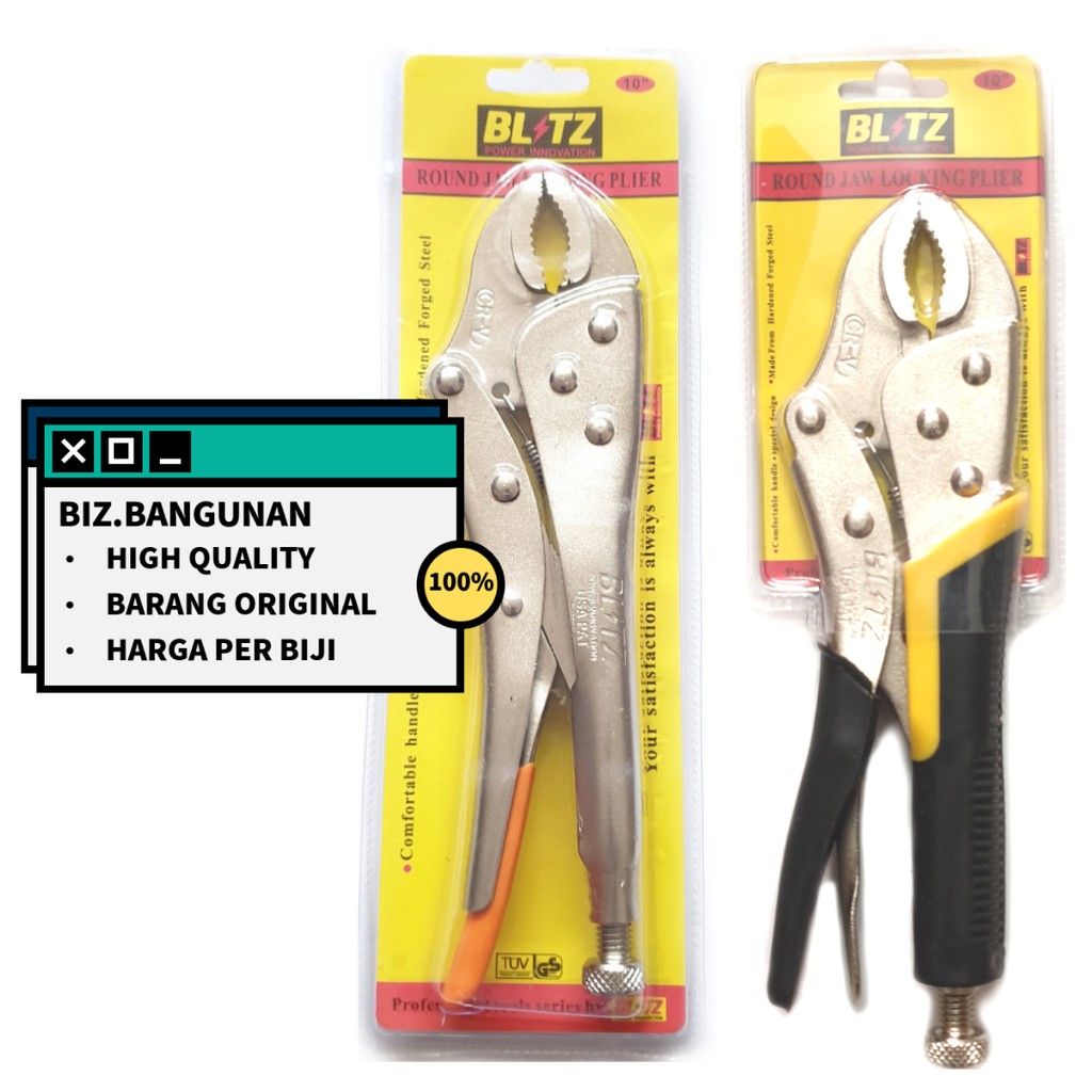 TANG BUAYA BLITZ 10&quot; - TANG JEPIT - JAW LOCKING PLIER