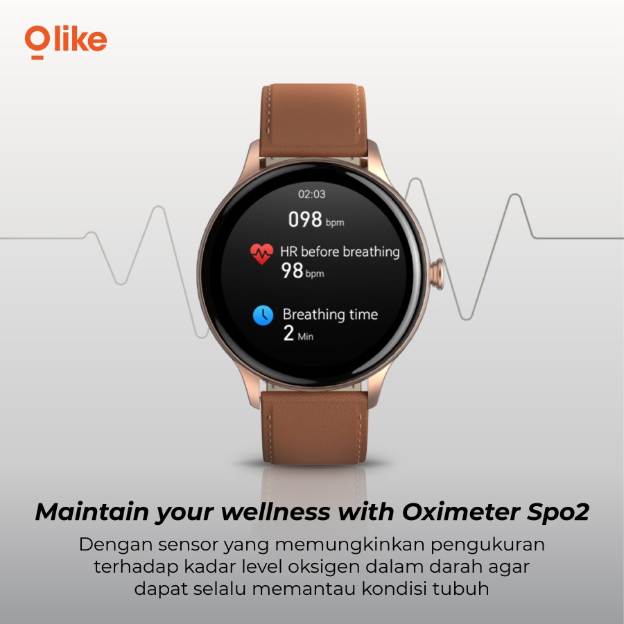 Olike OW-W1 Smartwatch ZETH W1 Amoled Garansi Resmi