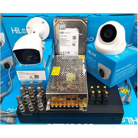 HILOOK PAKET 8 KAMERA 2MP 1080P LITE (PROMO CCTV MURAH DAN KOMPLIT)