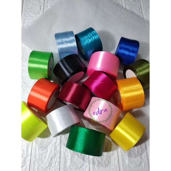 

pita satin 2 inch 5 cm per meter