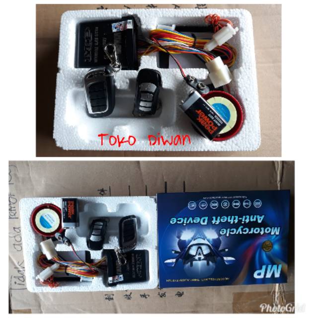 Alarm motor mp one way mp1way 2018 mode hazard