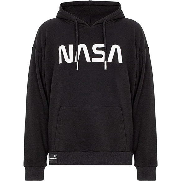 NASA Font Sweater Hoodie II Jumper hoodie NASA Font II SIZE M-XL ( Pria &amp; Wanita )