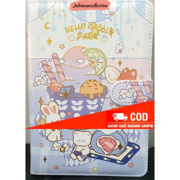 

✨ BISA COD ✨ Buku Diary Notebook Lucu Agenda Import Hello Rabbit Park - 1