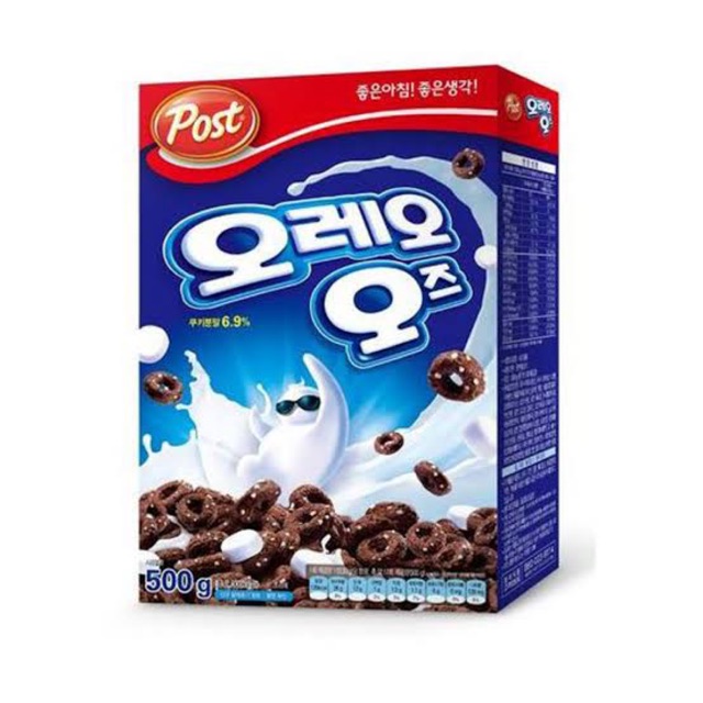 JUAL OREO POST CEREAL OREO’s WITH MARSHMALLOW  (NON HALAL) ISI 500g