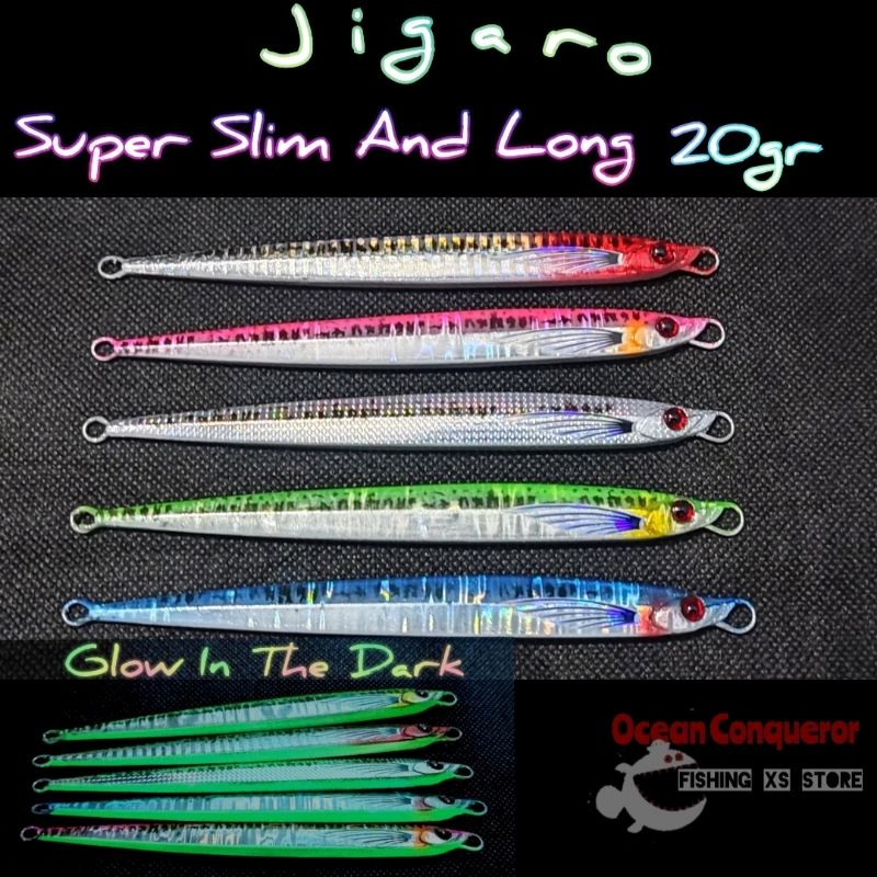 Metal Jig Jigaro 20gr Glow In The Dark