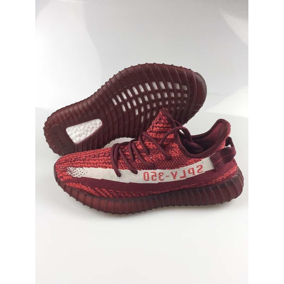ADIDAS Yeezy Boost V2 SPLY 350 Red Wine Perfect Kick Original PK