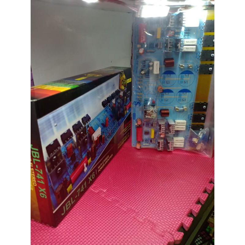 KIT POWER AMPLIFIER STEREO JBL-741 X6 TR TOSHIBA 600W