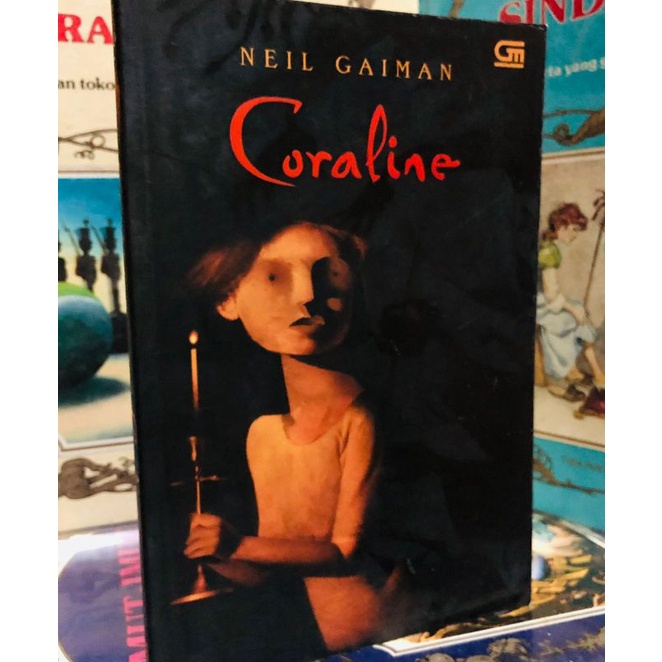 novel Neil gaiman. coraline.