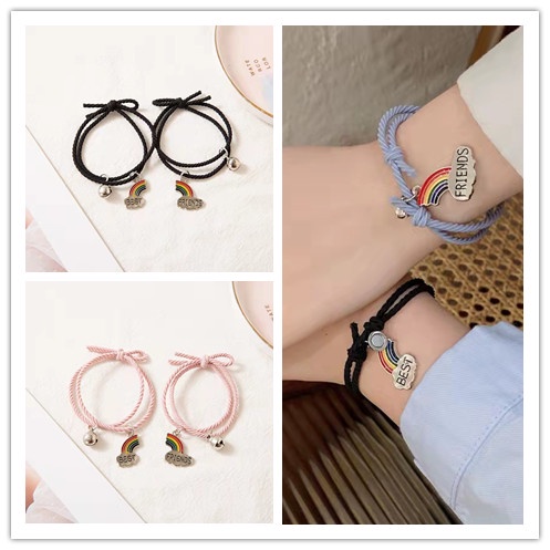 Grosir Gelang Couple Lonceng/Bel BEST FRIEND Gelang Persahabatan 2 Pcs