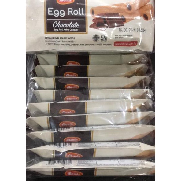 

LG Produk baru!!! Monde egg roll coklat isi 10 W7Z