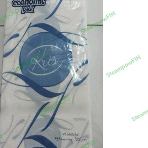 Kris Ecomomic Pack Multifold Towel isi 150 Sheets Tissue Tisu 1000g