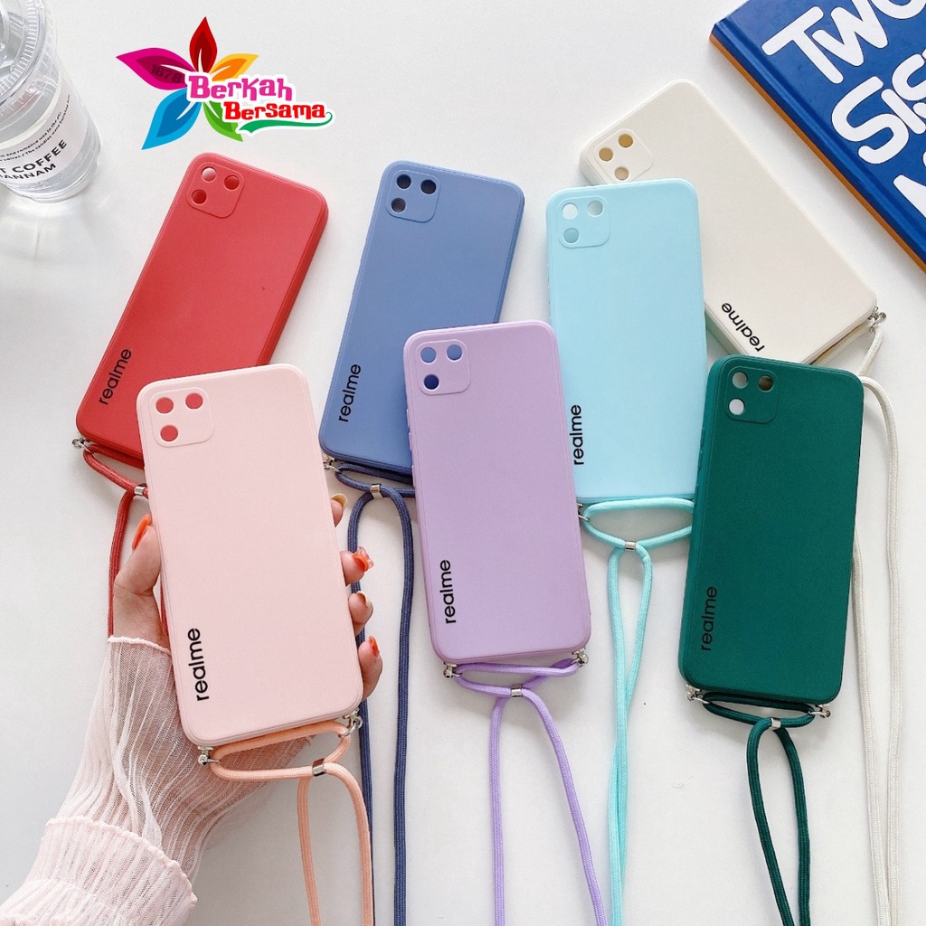 SOFTCASE SLINGCASE ORIGINAL SILIKON PELINDUNG KAMERA REALME 6 7 7I C17 8 PRO BB5647