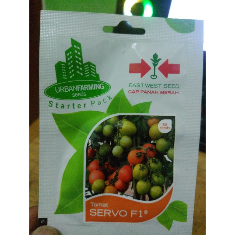 BENIH TOMAT SERVO F1 CAP PANAH MERAH 60 BIJI