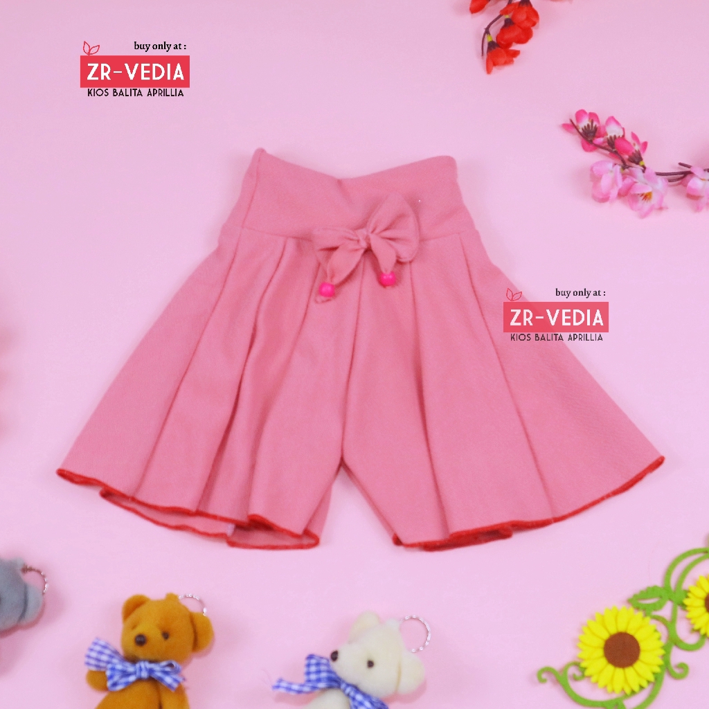 Rok Celana Polos uk 3-4 Tahun / Bawahan Anak Perempuan Murah Model Rok Celana Polos Grosir Adem