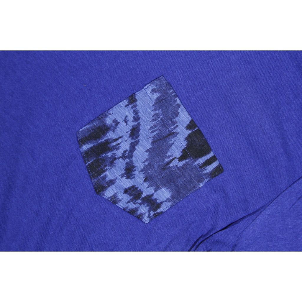 Kaos Pria Lengan Pendek American Eagle Cotton Stretch/Katun Strait Black &amp; Blue Original 100%