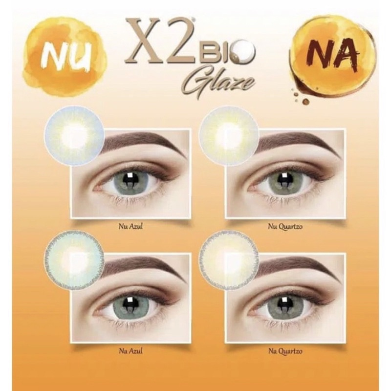 Softlens X2 BIO GLAZE by exoticon / X2 NORMAL Only dia 14,5