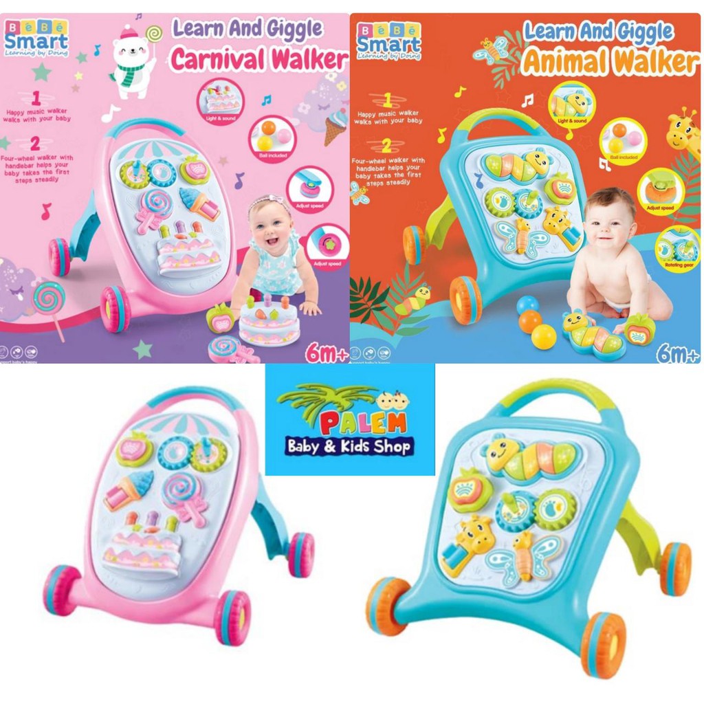 BEBE SMART - LEARN &amp; GIGGLE WALKER / ALAT BANTU JALAN BAYI