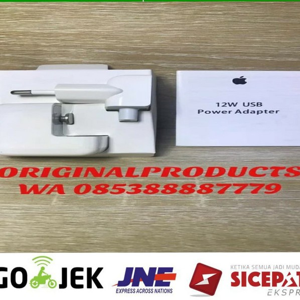 Adaptor Kepala Charger Ipad Mini Air 12 Watt 1 2 3 4 5 6 new 12w ori