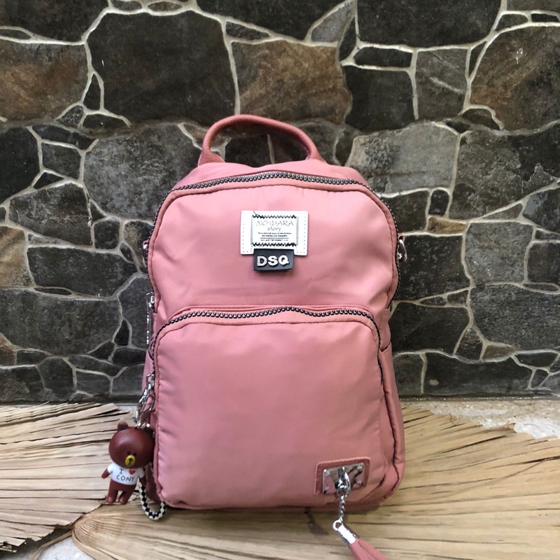 Tas Ransel Wanita Tas DSQ Ransel 8699-1 size 33x24 cm. Tas Wanita Tas Ransel Wanita Import Tas DSQ Import BEST SELLER BISA BAYAR DITEMPAT.!!!!