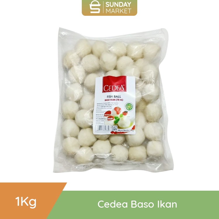 

Cedea Bakso Ikan Mini 1kg isi 100 pcs | Frozen Food