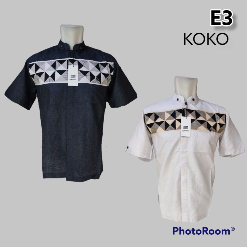 Koko Erkape New Bagus pria Baju Koko E3