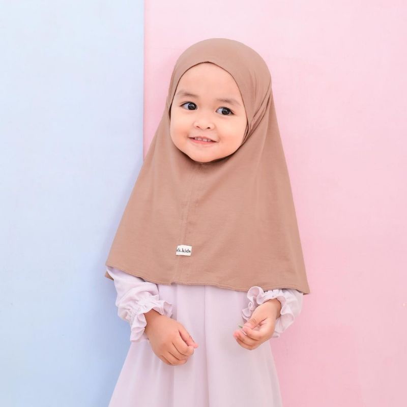 Jilbab Anak Aisyah Bergo Maryam Bayi 0-3th Jersey / Jilbab Instan Anak Jersey Super Premium